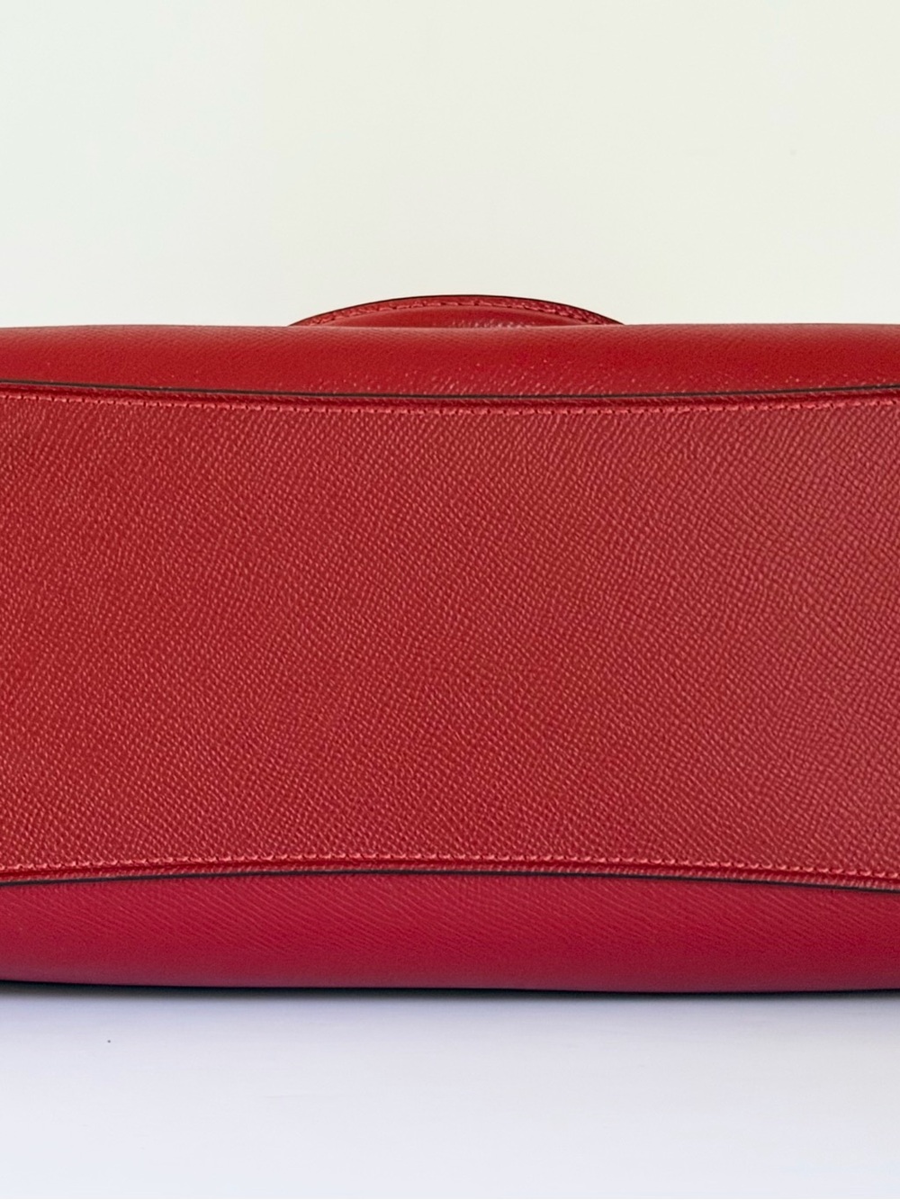 Coach Rowan Red Leather Satchel Bag - Picture 6 of 9
